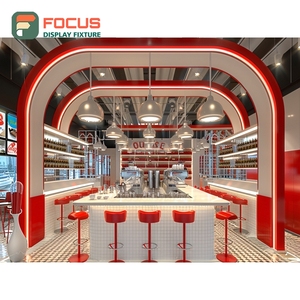 Vitrine à café sur mesure, haute, avec étagères en verre, pour l'affichage des grains, finition noyer, pour café - Product Image 1