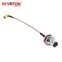 Câble d'extension RF avec connecteur BNC femelle à prise SMA mâle à 90 degrés avec câble de liaison RG 179 RG179, prix d'usine