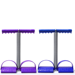 Bandes de résistance élastiques Fitness Sit-Up <span class=keywords><strong>Corde</strong></span> de traction Bande de tension à ressort Pédale d'exercice abdominal Pédale de traction à la cheville - Product Image 2