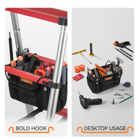 Kit d'outils d'échelle étanche Imbot avec plusieurs poches, crochets de suspension renforcés et option OEM disponible pour les outils de menuiserie