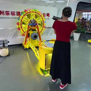Machine de tir <span class=keywords><strong>laser</strong></span> Happy Ferris Wheel entièrement automatique avec machine à balles gonflables, équipement d'amusement, machine de jeu d'arcade de tir - Product Image 2