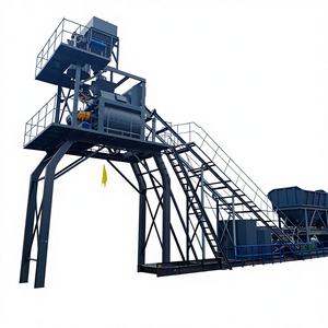 High Production HZS180 <b>Concrete</b> Production Plant PLC-Controlled PLD Batching <b>Machine</b> 4800L Capacity with Engine/Motor - Product Image 1