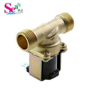 Válvula Solenoide de 4 Puntos de Cobre, Interfaz 1/2, Normalmente Cerrada, para Dispensador de Agua, Lavadora, Miniatura - Product Image 5