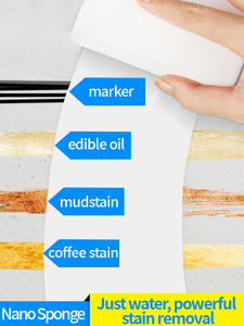 Hộ Gia Đình Làm Sạch Nóng Bán Mật Độ Cao Nhà Bếp Làm Sạch <span class=keywords><strong>Nano</strong></span> Ma Thuật Miếng Bọt Biển Tẩy Tấm Bọt Melamine Miếng Bọt Biển - Product Image 4