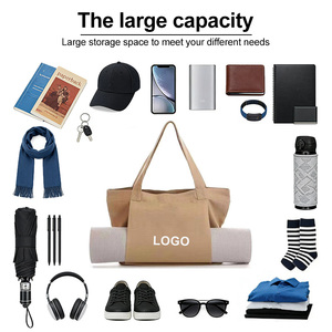 Bolsa de Viagem para Piquenique com Entrega Rápida, Logotipo Personalizado, Bolsa de Praia Impermeável para Artigos de Higiene, Bolsa de Ginástica, Sacola, Preço de Fábrica, Bolsa de Yoga de Verão para Tapete de Yoga - Product Image 3