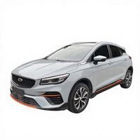 Подержанный Emgrand S 1.4T Turbo SUV 2021 года, АКПП, кожаные сиденья, темный панорамный люк, камера заднего вида, левый руль, двигатель 4 л, низкий пробег