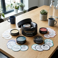 Jeu de cartes personnalisé pour briser la glace lors de fêtes, avec plusieurs versions, pour les événements professionnels et les salles de repos modernes des bureaux