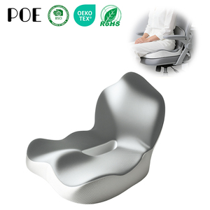 Cojín de Asiento Integrado con Soporte Lumbar y de Cadera de Espuma Viscoelástica con Técnica de Costura para Alivio de Espalda y Glúteos - Product Image 1