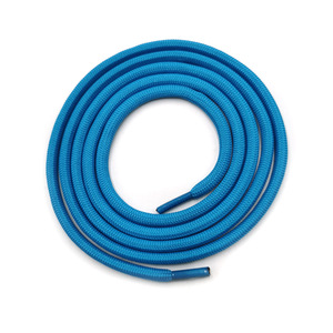 Cuerda con cordón plano de moda personalizada ecológica, punta de extremo de goma de poliéster para pantalones cortos con capucha, zapatos con acabado recubierto, novedad - Product Image 1