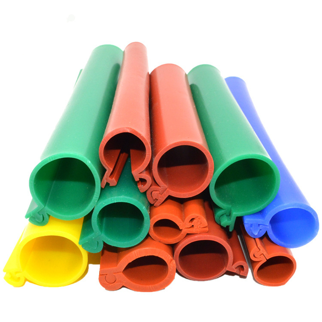 High Voltage Snap-in Type Silicone Rubber Cable Insulating Cover Tube Insulating Protective Cover