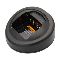 Pengisi Daya Desktop Satu Unit Motorola NNTN8117 untuk Radio Dua Arah XPR6550 XPR7550e APX4000