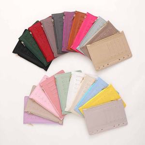 Hongbo, superventas, 21 colores, A6, hoja de mosca suelta de cuero de guijarro para Carpeta de presupuesto de lujo con ranuras para tarjetas y un lazo elástico para bolígrafo - Product Image 5