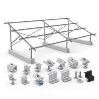 Kit Braket Rak Panel Surya, Penjepit Rel Universal, Cocok untuk Atap Rumah, Sistem Struktur Pemasangan Modul PV di Tanah