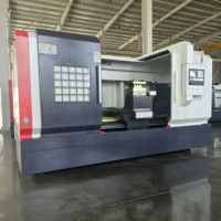 Torno CNC de Servicio Pesado CK61125 de Fábrica China, Torno Horizontal de Bancada Plana para Metal con Precio Competitivo para Procesamiento de Metales