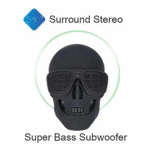 Hộp Sọ Stereo Loa Di Động Ngoài Trời Loa Mini Stereo USB Âm Thanh Phim Hoạt Hình Hình Dạng Hộp Sọ Bluetooths Loa - Product Image 6