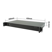 Precio de fábrica LGA1700 1U Rack Industrial PC 12-13th Gen I3/i5/i7/i9 2*226V LANs 6COM Soporte H610 1U Rackmount Industrial PC