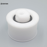 Rouleau de guidage excentrique POM avec billes en acier inoxydable à double rangée, autolubrifiant, faible friction, pour l'automatisation des convoyeurs et l'emballage