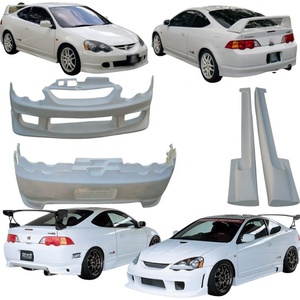 Kit Carrozzeria Stile ING per Honda <span class=keywords><strong>Integra</strong></span> DC5 2002-2004 Paraurti Anteriore Posteriore Minigonne Laterali - Product Image 1