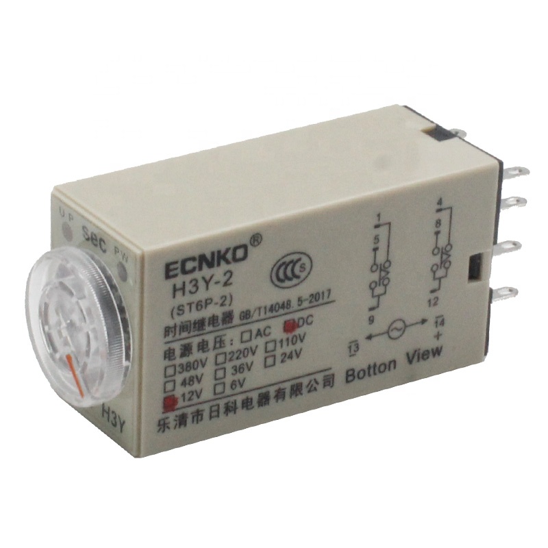 Реле задержки времени, работающего на постоянном токе 12 В в ALION AH3-3 Multi диапазон реле задержки времени Ah3 3 реле времени