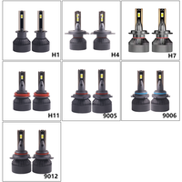 Sanvi usine Offre Spéciale haute qualité V1 65 w/pcs plug play h1 h4 h7 h11 9005 9006 9012 ampoules de phares à led