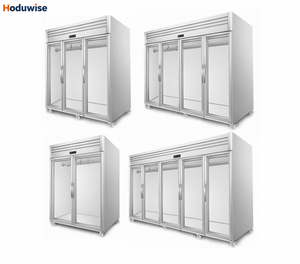Frigorifero Commerciale per Carne con Porta in Vetro e Acciaio Inox, Espositore Refrigerato per Macellerie - Product Image 4