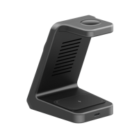 Cargador Inalámbrico Magnético 3 en 1 de Alta Calidad, Nuevo, Carga Rápida de 15W, para Teléfonos Celulares, Conexión Inteligente a Escritorio, Uso con Auriculares