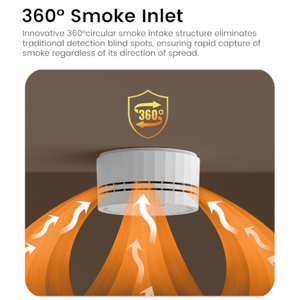 <span class=keywords><strong>Détecteur</strong></span> <span class=keywords><strong>de</strong></span> <span class=keywords><strong>fumée</strong></span> Heiman S1-M | Certifié UL217 | Approuvé par la FCC | wifi (Matter & Zigbee & autonome) | Batterie remplaçable 9 ans <span class=keywords><strong>de</strong></span> durée <span class=keywords><strong>de</strong></span> vie - Product Image 2