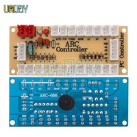 Offre Spéciale 1 joueur USB Encodeur Joystick Contrôleurs Zéro Retard Arcade JAMMA MAME pour Raspberry Wholesale Doll Machines