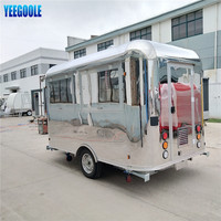 Grote Ruimte Mobiele Voedsel Trailer, Snack Voedsel Winkelwagen, Fast Food Truck kopen een food truck