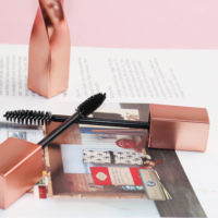 Mascara à cils DIY personnalisé Private Label Rose Gold Black Tube Waterproof Allongement 15ml Liquid Black Mascara