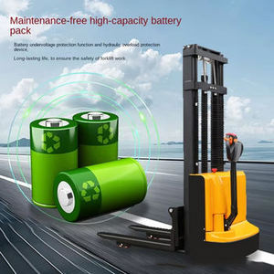 2 Ton Elektrikli Palet İstifleyici, 1.5M Kaldırma Yüksekliği Yürüme Tipi Yaya Forklifti, Xinancheng Depo Palet Arabası Satılık - Product Image 4