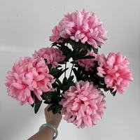 Buket Bunga Peony Api Buatan, Hiasan Bunga Sutra, Dekorasi Rumah Ruang Tamu, Buatan Tangan, Realistis, Hari Valentine