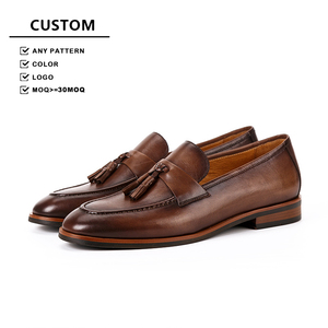 Mocassini Retrò <span class=keywords><strong>da</strong></span> <span class=keywords><strong>Uomo</strong></span> di Alta Qualità con Nappine in Pelle Bovina di Prima Scelta Durevoli per Ufficio Lavoro <span class=keywords><strong>Calzature</strong></span> Formali Eleganti - Product Image 2