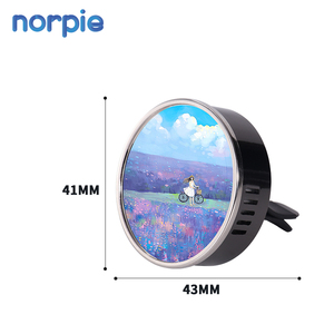 Diffuseur <span class=keywords><strong>d</strong></span>'arômes pour voiture en métal, <span class=keywords><strong>mini</strong></span>, portable, à clipser sur grille <span class=keywords><strong>d</strong></span>'aération, pour sublimation, vente en gros - Product Image 1