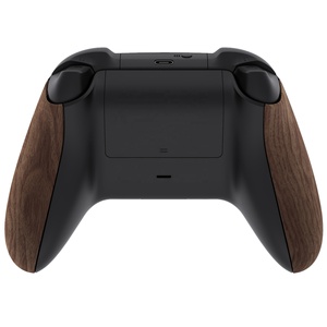EXtremeRate Wooden Grain Replacement Front Housing Shell Case Cover Gamepad Handle <b>Grips</b> for Xbox Series X <b>Controller</b> <b>Grip</b> - Product Image 5