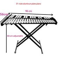 Marimba Profesional de 37 Notas con Marco de Palisandro, Barra de Aluminio, Bolsa y Soporte Incluidos, Instrumento Musical para Escuela, Venta al Por Mayor Personalizada
