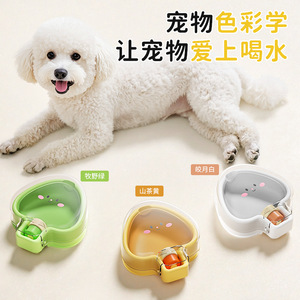 เครื่องให้น้ำสัตว์เลี้ยงแบบพกพา พลาสติกสีเขียว อัตโนมัติ ดีไซน์น่ารัก สำหรับใช้งานกลางแจ้ง - Product Image 5