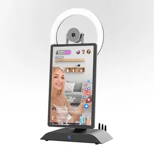 Tiktok live streaming screen advertising display tabletop live broadcast screen interactive touch screen live streaming machine