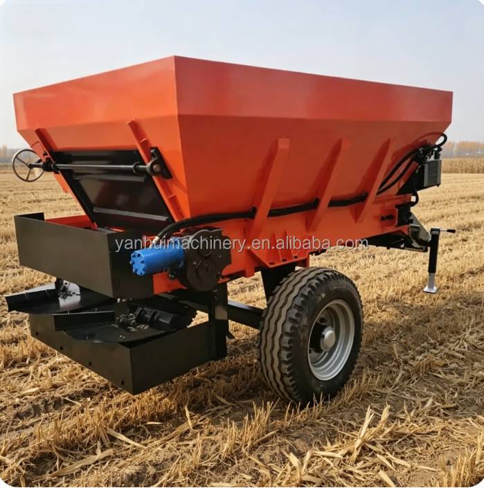Tractor-Towed Vertical Hydraulic Fertilizer Spreader Trailer for ...