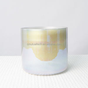 Cuenco de Cristal Personalizado Q're, Cuenco de Cristal de Cuarzo Transparente Cósmico, para Sanación Espiritual, Meditación y Yoga - Product Image 1