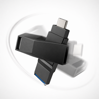 Clé USB 64 Go 128 Go USB C Type C double interface en métal, clé USB OTG, clé mémoire