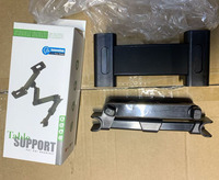 Support de tablette rotatif à 360° pour appuie-tête de voiture, support de tablette et de téléphone rétractable pour siège arrière de voiture, pour enfants