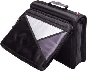 Free Sample BSCI Zipper <b>Binder</b>, Fabric, 2 Inch <b>3</b> <b>Ring</b> <b>Binder</b> With 4 Inch Capacity, Assorted Colors, Color Selected for You - Product Image 4