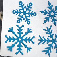 AAGU 4 pz/set New Metal Cutting Dies mold Scrapbooking Craft Cutting Die Snowflake Metal Craft Dies for Invitation Card
