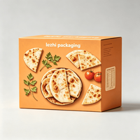 Cajas Personalizadas para Panqueques Congelados, Empaque de Cartón Impreso para Productos Alimenticios