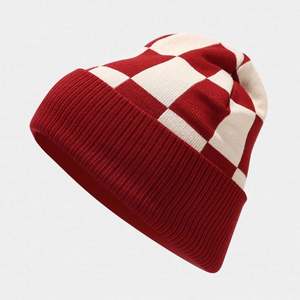 Nuevo Conjunto de Gorro, Guantes y Bufanda de Punto con Diseño a Cuadros para Invierno 2024, para Mujeres, Hombres y Parejas, Cálido y a la Moda para Exteriores - Product Image 3