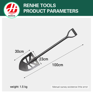 Vente chaude Outils à main multifonctions en métal pour la construction, le camping et le jardinage, pelle à manche en acier pour creuser des trous - Product Image 2