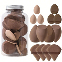 Lot de 14 éponges de maquillage super douces, ensemble d'éponges à poudre pour usage humide et sec, pour femmes