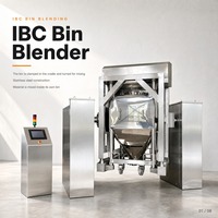 Mélangeur de conteneurs coniques carrés IBC, vitesse de mélange de 3 à 20 tr/min pour le mélange de poudres chimiques, alimentaires et sèches
