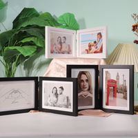 Cadre photo pliable 6x8 pouces, cadre photo de table pliable pour affichage mural, cadre photo polyvalent pour la maison, vente en gros